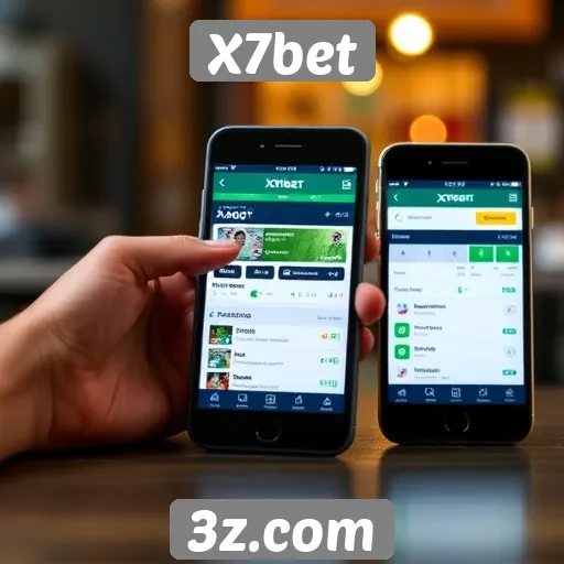 Experiência do usuário no X7bet em dispositivos móveis